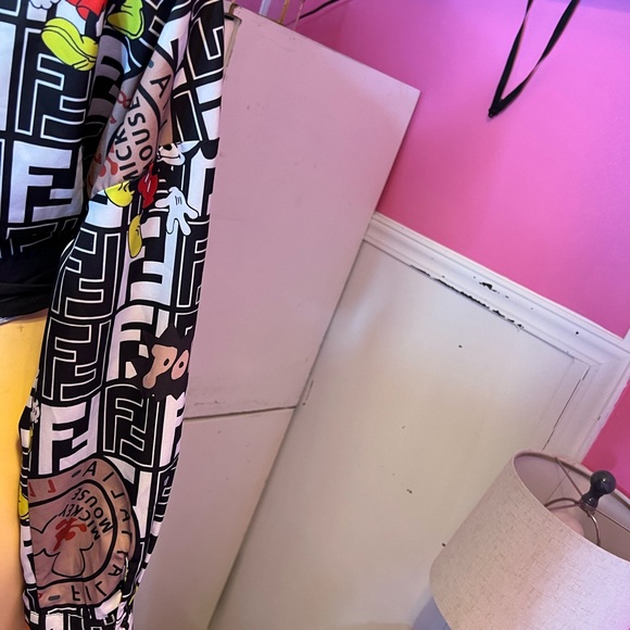 Fendi Women's Black Graphic Jacket - Picture 5 of 6